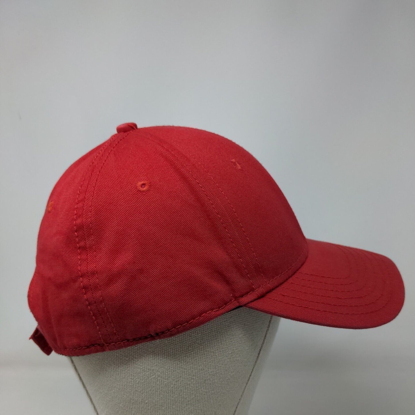 Dickies Strapback Hat Red OSFM Adjustable Outdoor 6 Panel Blank