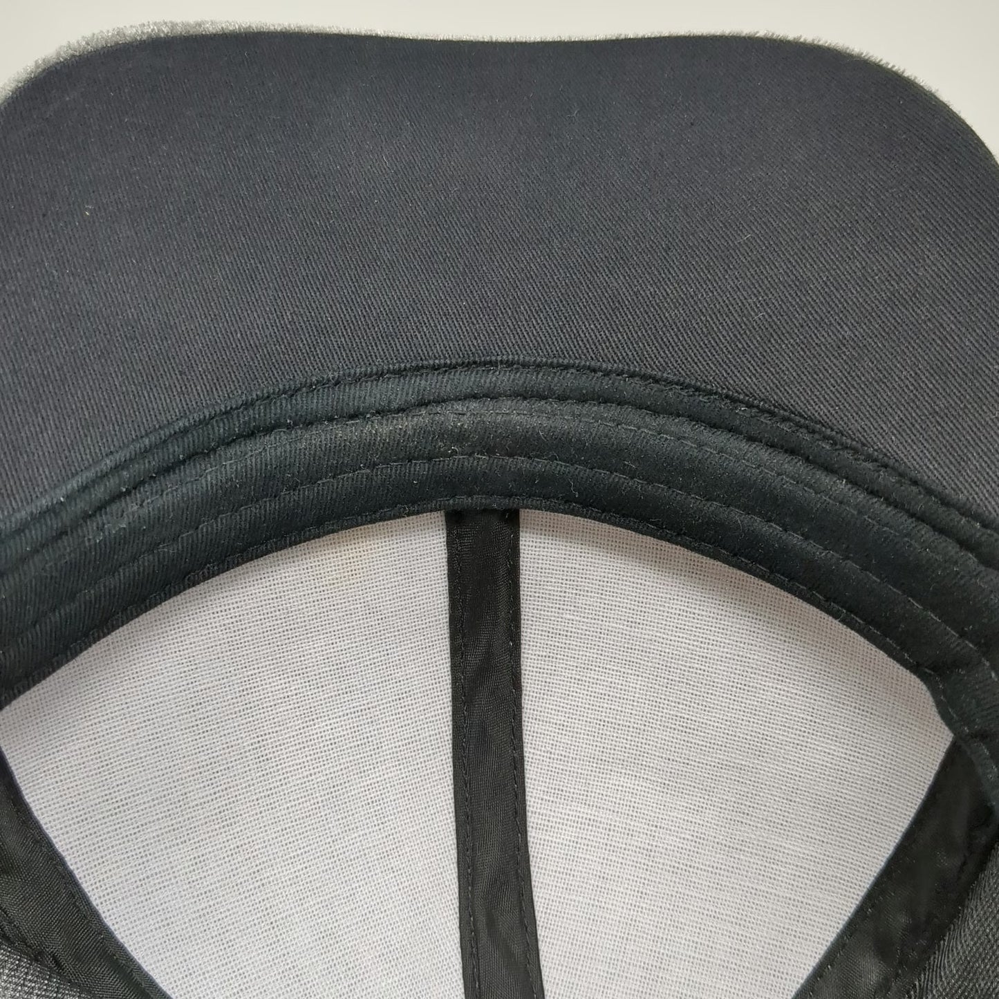 C.C Baseball Cap Gray One Size Crushed Velvet Metallic Strapback Curved Brim Hat