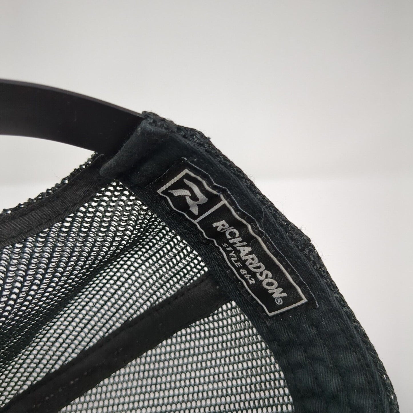 Richardson Snapback Mesh Back Trucker Hat Camo One Size Flag Patch