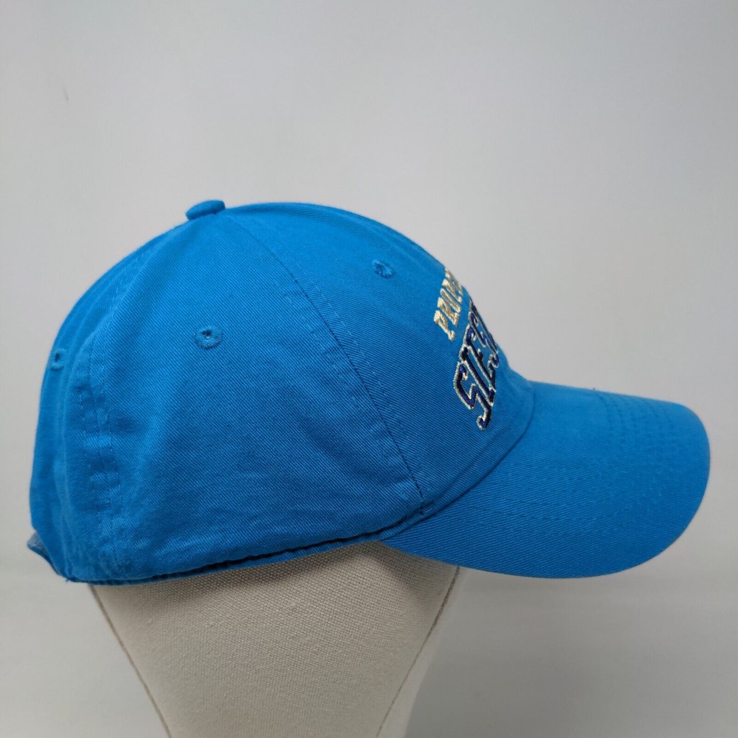 Unbranded Men's Strapback Hat Blue Adjustable Embroidered Siesta Key Logo