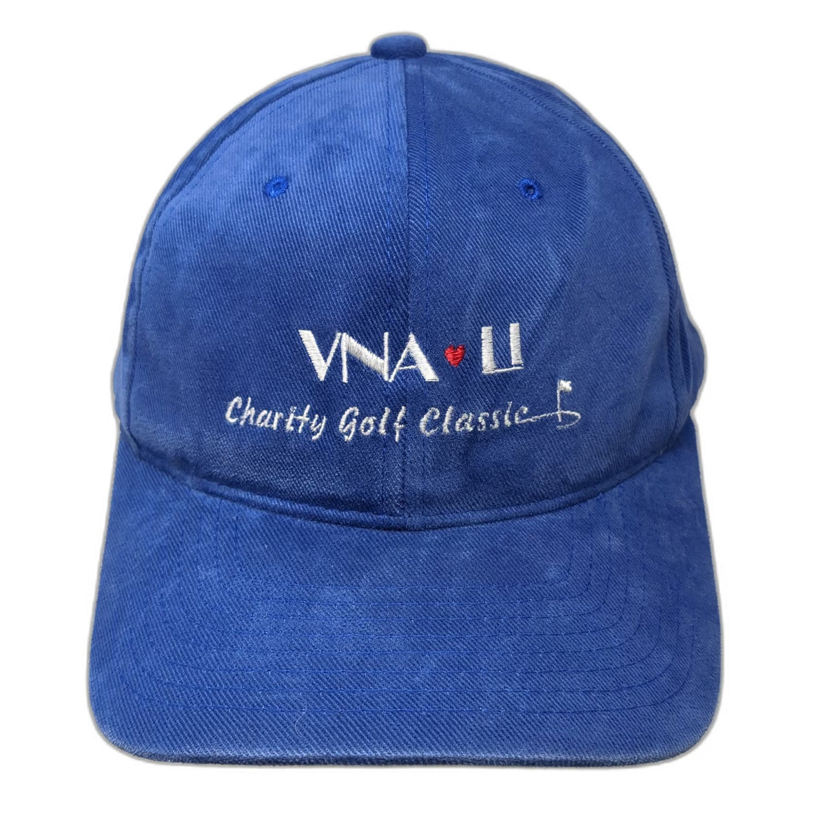 Yupoong Baseball Cap Blue One Size VNA U Charity Golf Classic Hat Adjustable