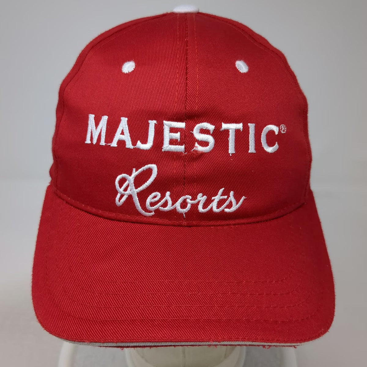 Majestic Resorts Baseball Cap Red One Size Slideback Christmas 2018 Punta Hat