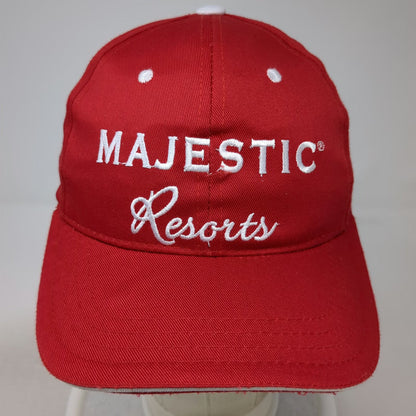 Majestic Resorts Baseball Cap Red One Size Slideback Christmas 2018 Punta Hat