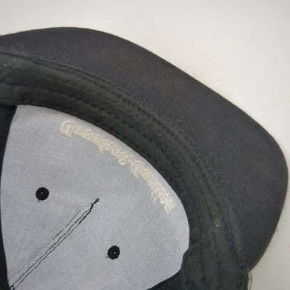 Crooks & Castles Snapback Black One Size Hat Contrast Piping Embroidered Logo