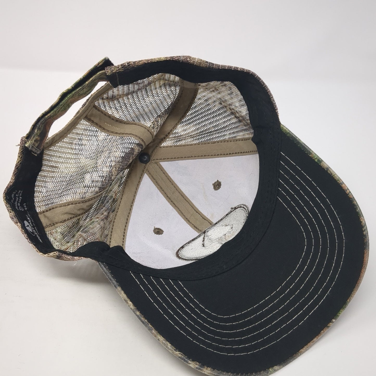 Mossy Oak Strapback Trucker Hat Multi One Size Mesh Back Camo Hunting