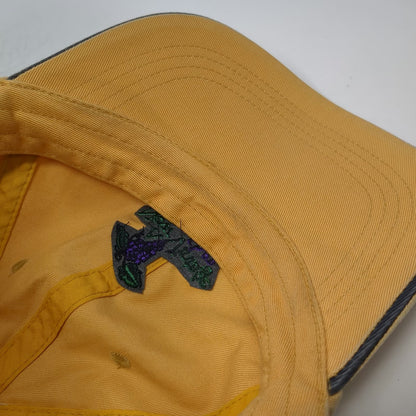 Port Authority Baseball Cap Yellow One Size Wine Shop Grapes Embroidered Hat