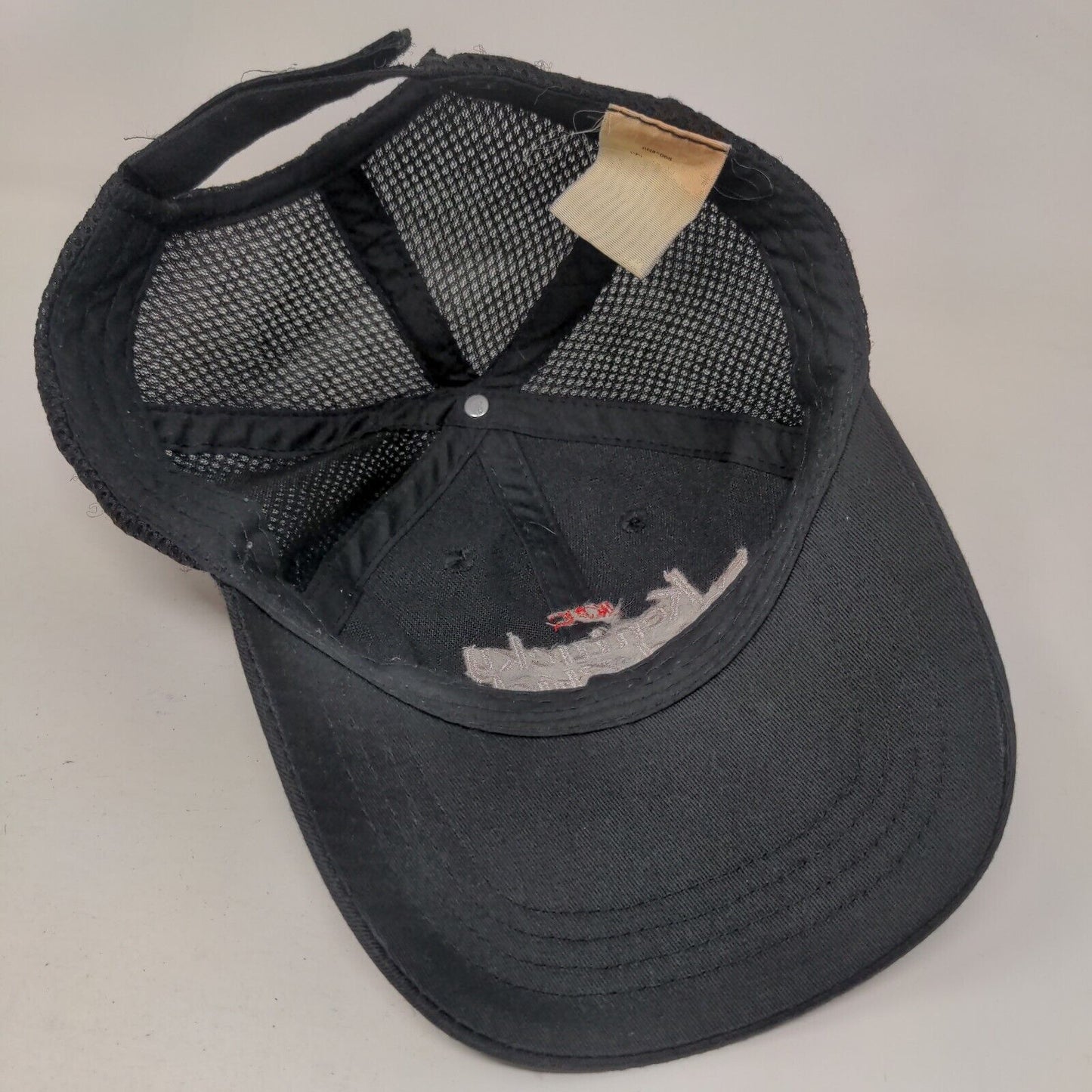 KFC Kentucky Fried Chicken Strapback Trucker Hat Black OS Mesh Back Crew Cap