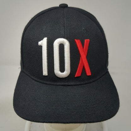 Grant Cardone Snapback Hat Black One Size 10X Embroidered Structured Acrylic