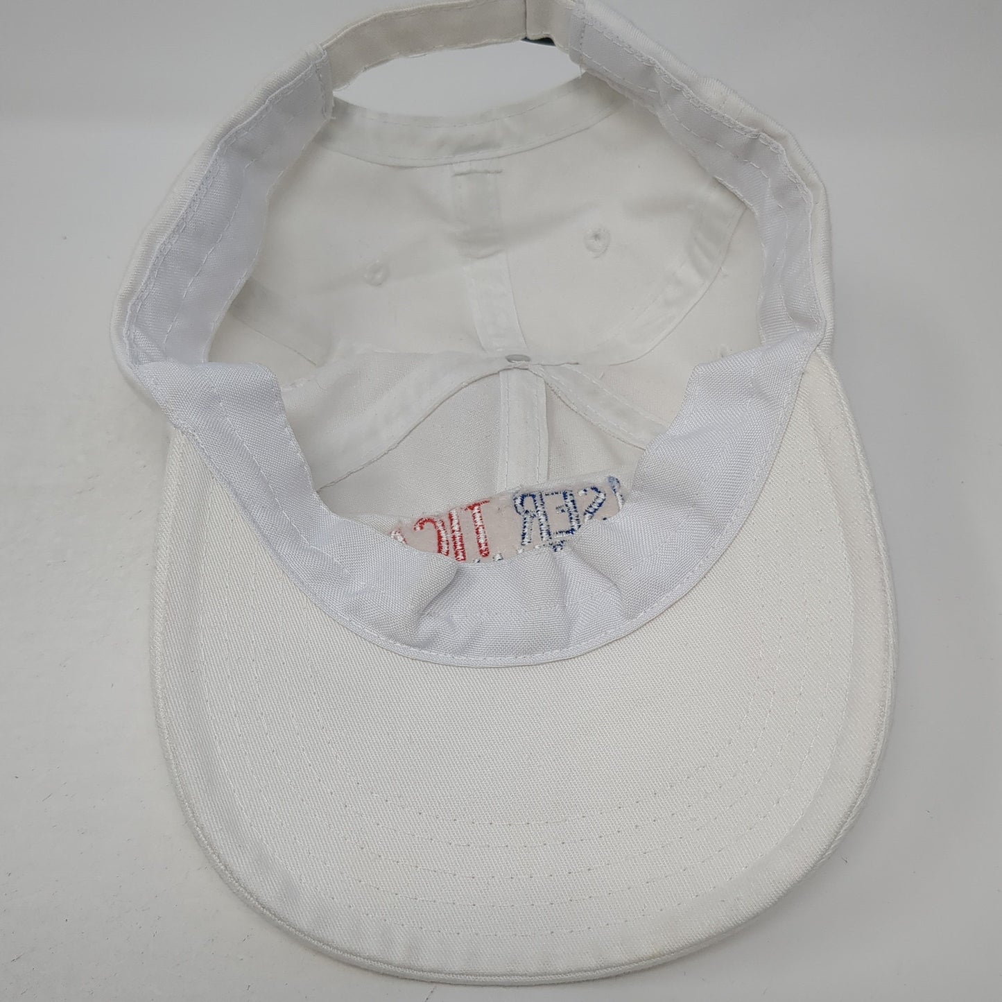 iSER Tica Es TuaNIS! Slideback Baseball Cap White OS Adjustable Embroidered