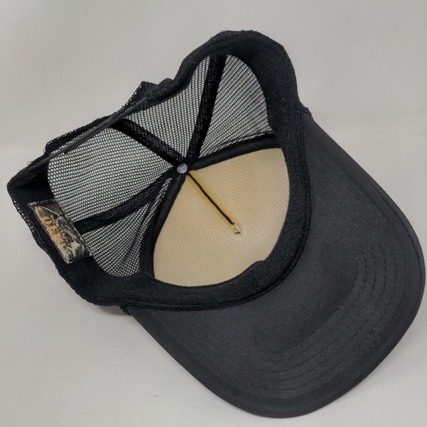 URLND Snapback Trucker Hat Black OSFM Adjustable Mesh Back Rope Otto Collection