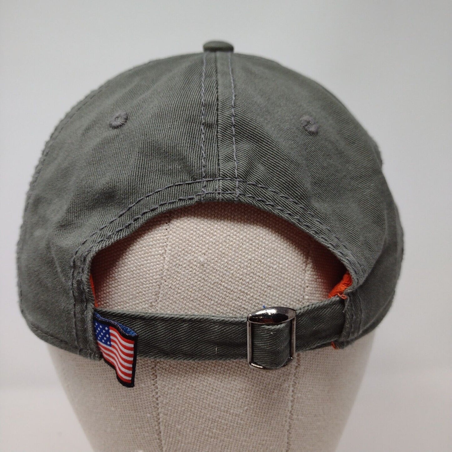 Army JROTC Slideback Hat Gray OSFA Adjustable Vent Holes Cobra