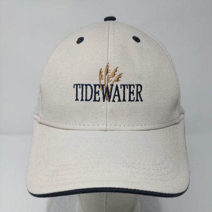 Tidewater Strapback Hat Tan OSFA Embroidered American Dry Goods