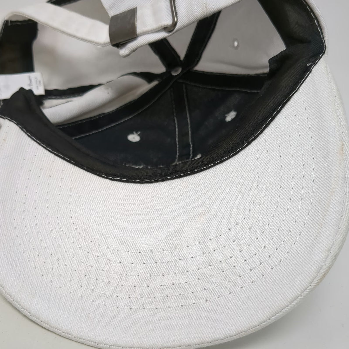 Jim Beam Baseball Cap White One Size Drink Smart Cotton Chino Embroidery Hat