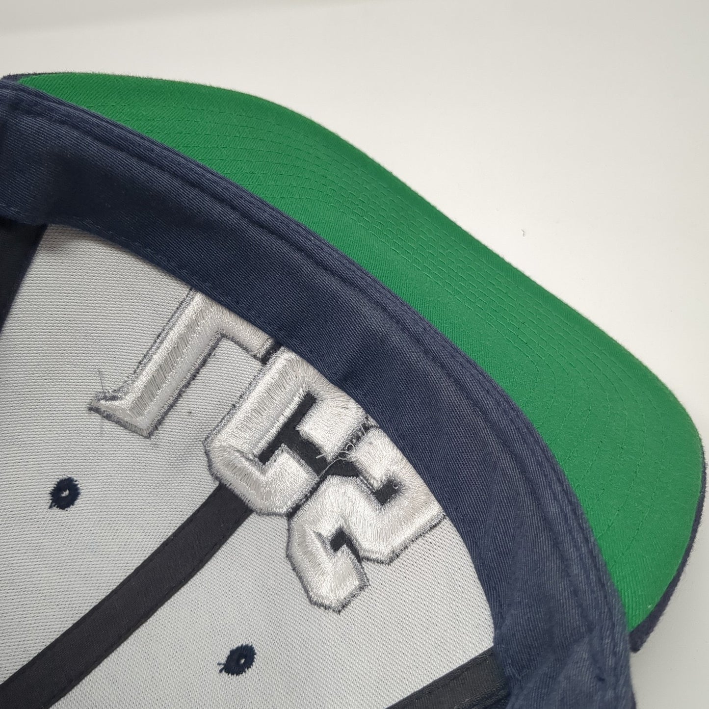 LCS Snapback Hat Blue One Size Adjustable Solid Embroidered Yupoong