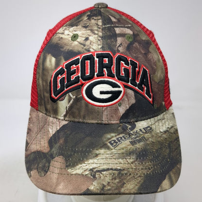 Top of the World Georgia Bulldogs NCAA Trucker Hat Red Camo Snapback One Size