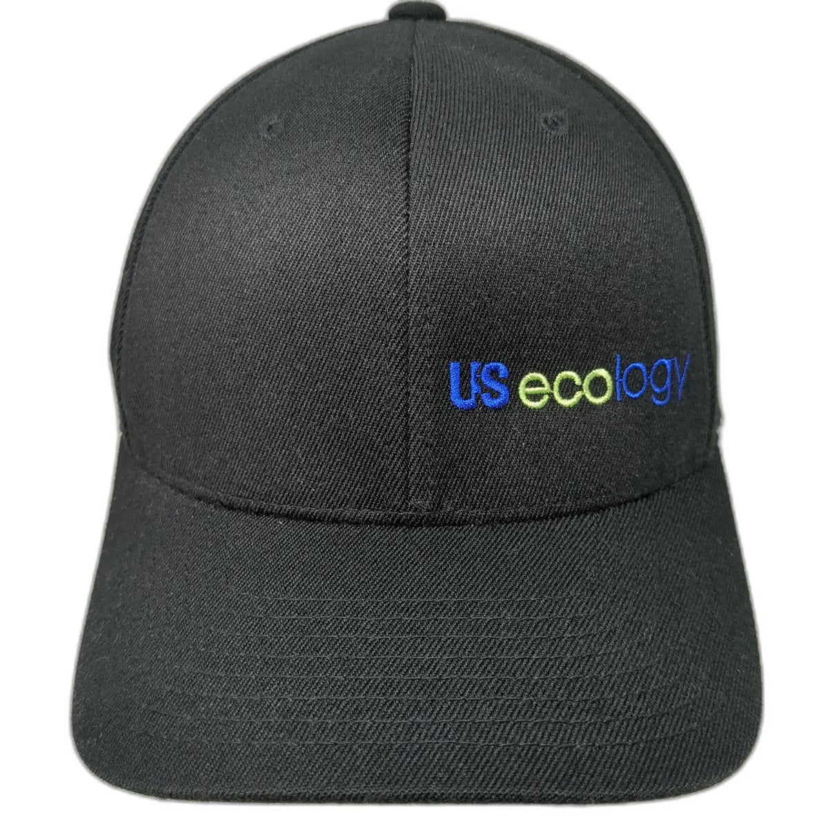 Flexfit Yupoong Baseball Cap Black M US Ecology Safety 360 Logo Embroidered hat