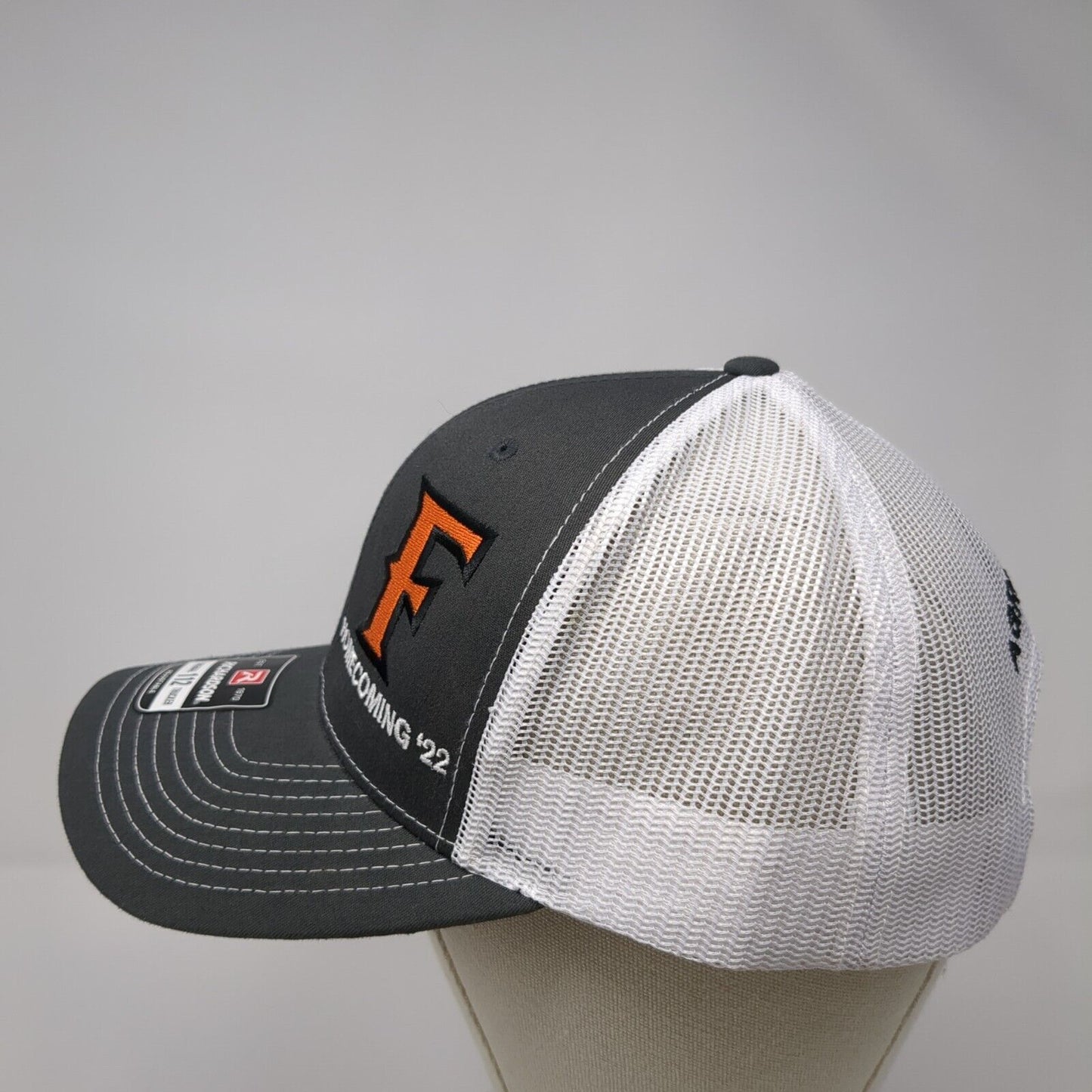 F Homecoming '22 Agri-Service Snapback Trucker Hat Gray OS Adjustable Mesh Back