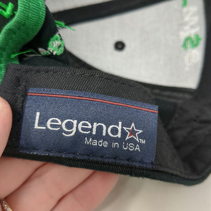 Legend Baseball Cap Black One Size DollarWise Fast Cash Strapback Hat Logo USA