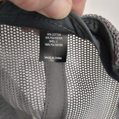 GMF Steel Group Patch Snapback Trucker Hat Black One Size Mesh Back