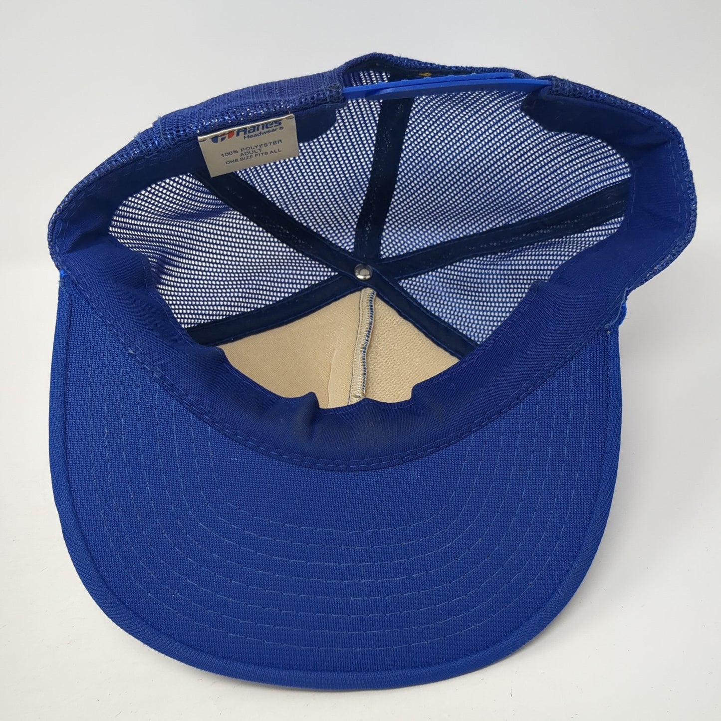 Hetherington Electric Snapback Trucker Hat Blue One Size Mesh Back