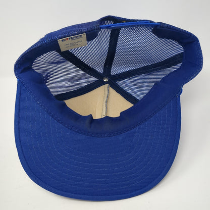 Hetherington Electric Snapback Trucker Hat Blue One Size Mesh Back