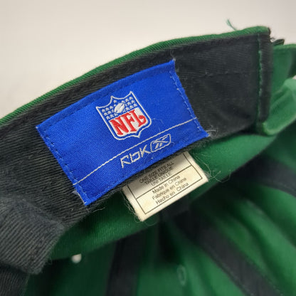 New York Jets NFL Reebok Baseball Cap Green One Size Hat Slideback Curved Brim