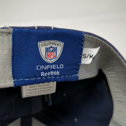 Dallas Cowboys NFL Reebok Cap Blue M Contrast Stitching Stripes Star Logo Hat