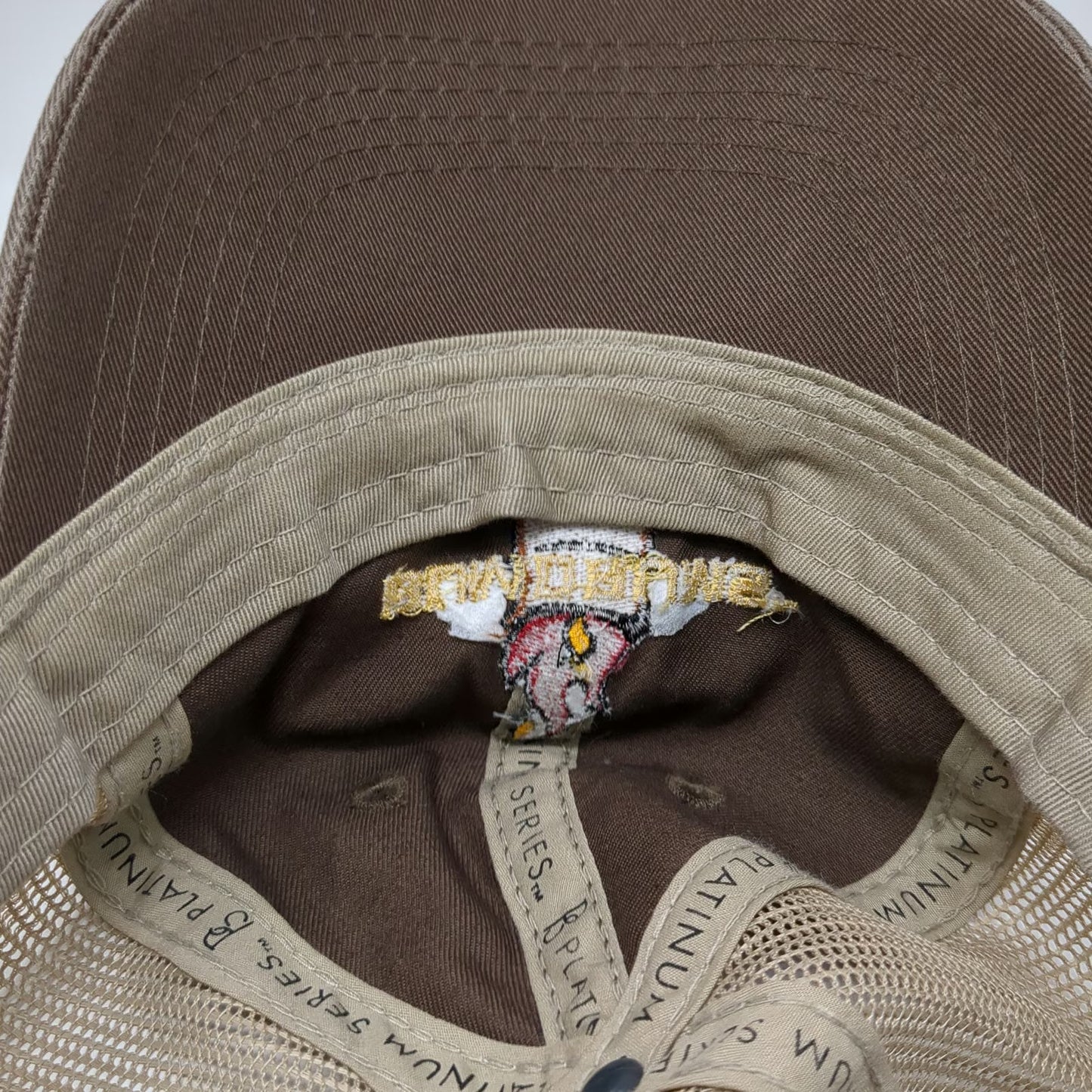 Outdoor Cap Bumdrums Baseball Cap Brown One Size Mesh Back Strapback Hat Flame