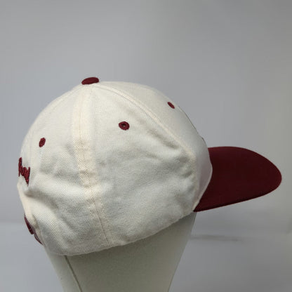 Stanford Cardinal NCAA Zephyr Snapback Hat White Red One Size Wool Blend Script