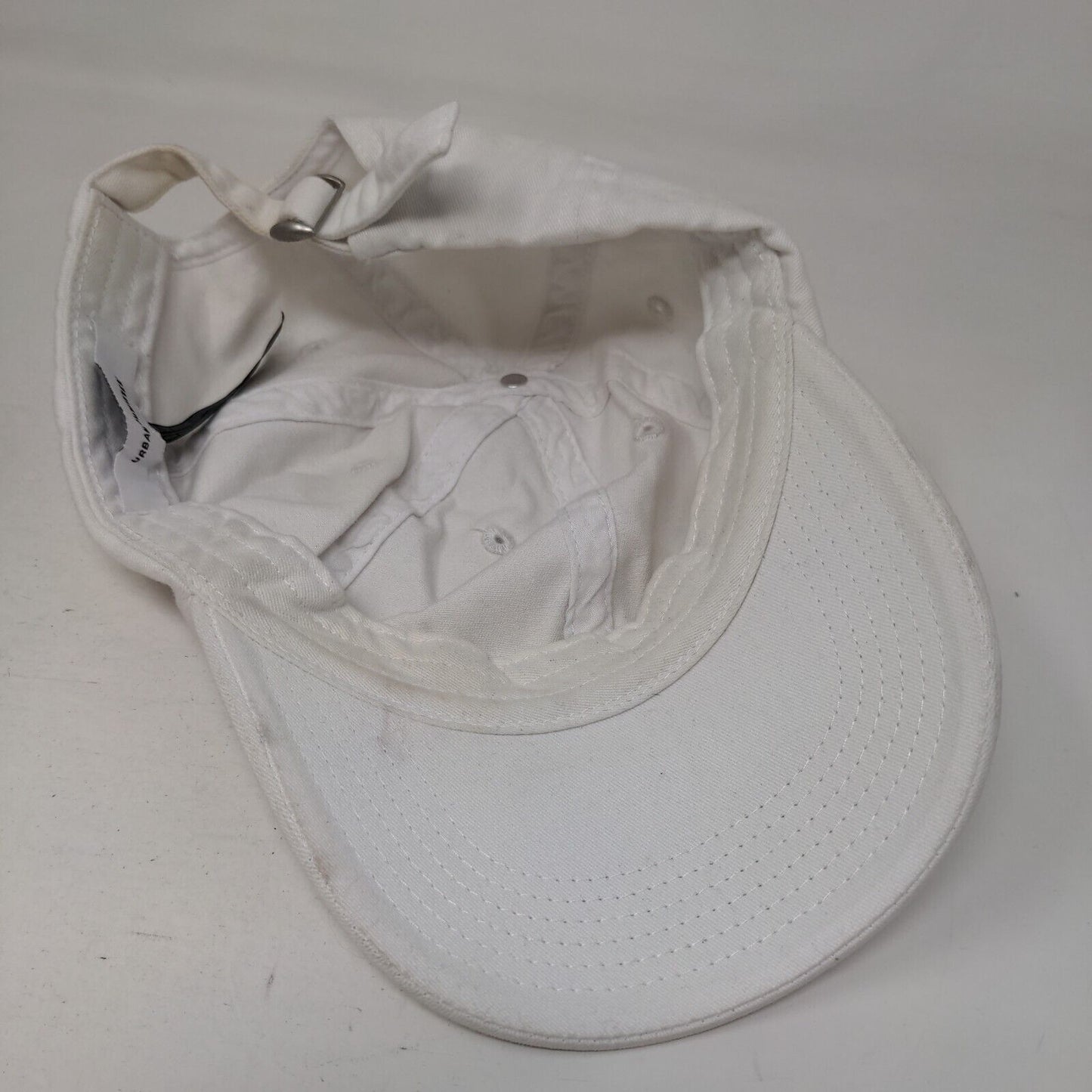 Urban Outfitters Slideback Hat White One Size Adjustable 6 Panel Blank
