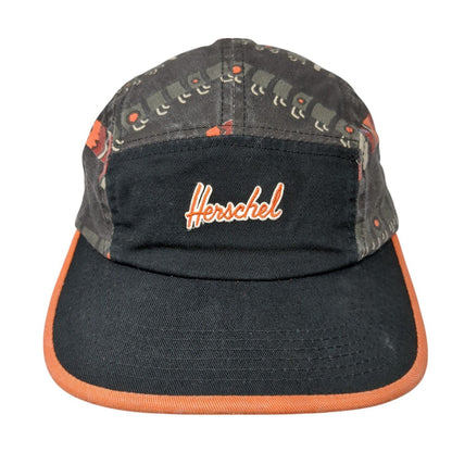 Herschel Strapback 5 Panel Hat Multi One Size Adjustable All Over Print