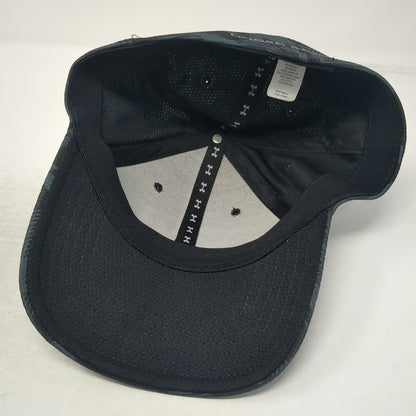 Under Armour Baseball Cap Gray L Camo Stretch Fit Hat Embroidered Logo Athletic
