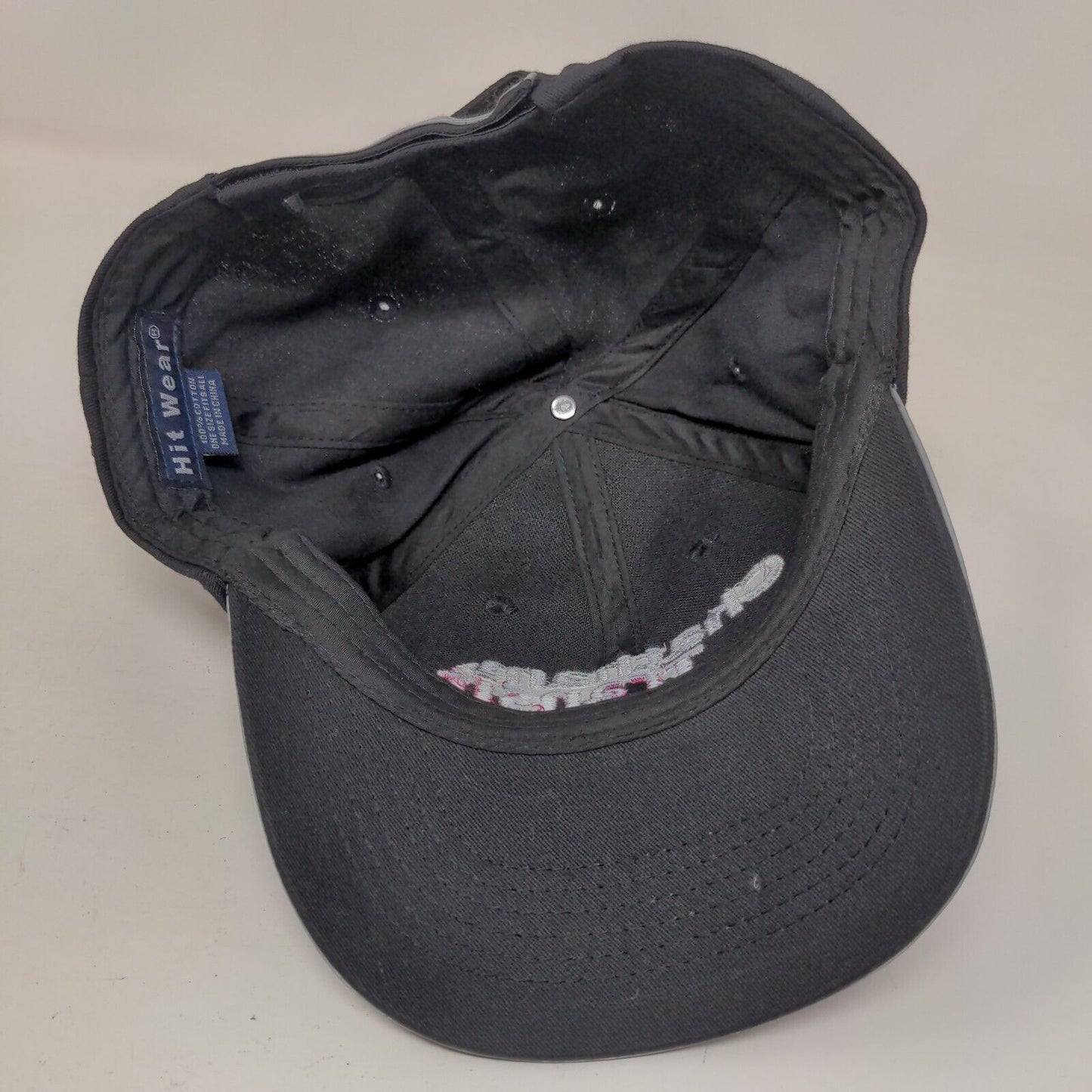 Chatham Transit Strapback Hat Black OSFA Embroidered 6 Panel Hit Wear