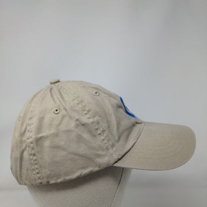 G Strapback Hat Tan One Size Embroidered Letter Ultra Club Classic Cut
