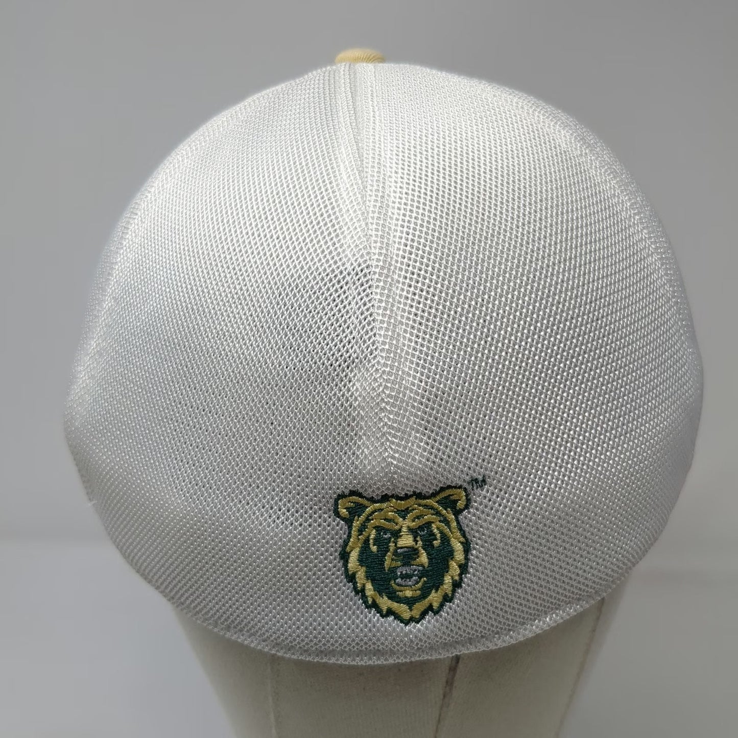 The Game Baseball Cap Green One Size Rocky Bear Mesh Hat A-Flex Mascot Curved