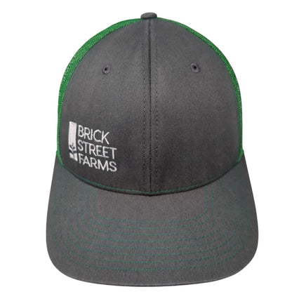 Brick Street Farms Snapback Trucker Hat Multicolor One Size Mesh Back