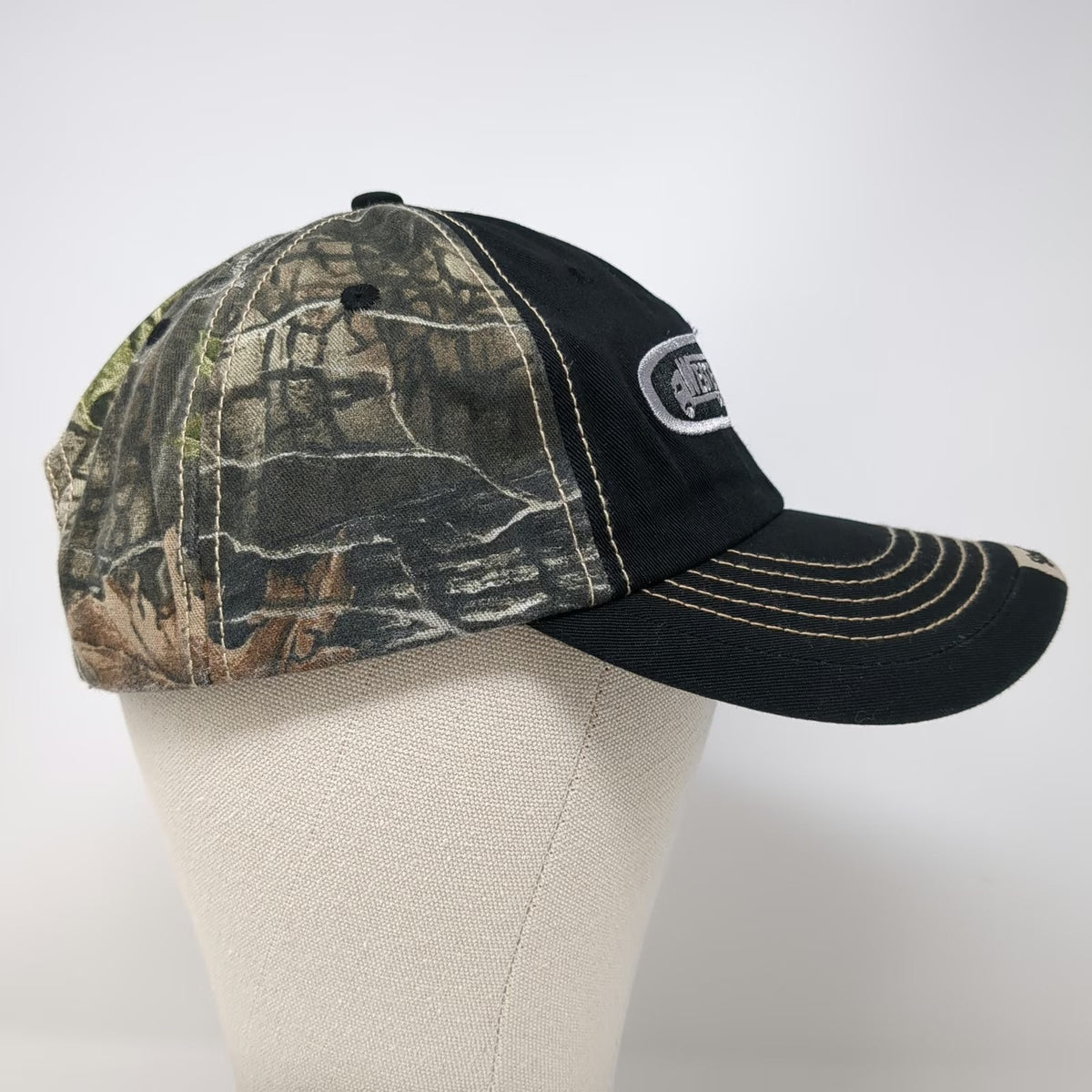 Black Western Trailers Baseball Cap One Size 1969 Camo Strapback Trucking Hat