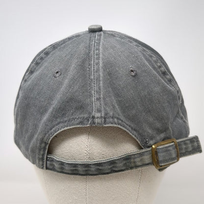 Royal Baseball Cap Gray One Size Howe Caverns Embroidered Slideback Cotton Hat