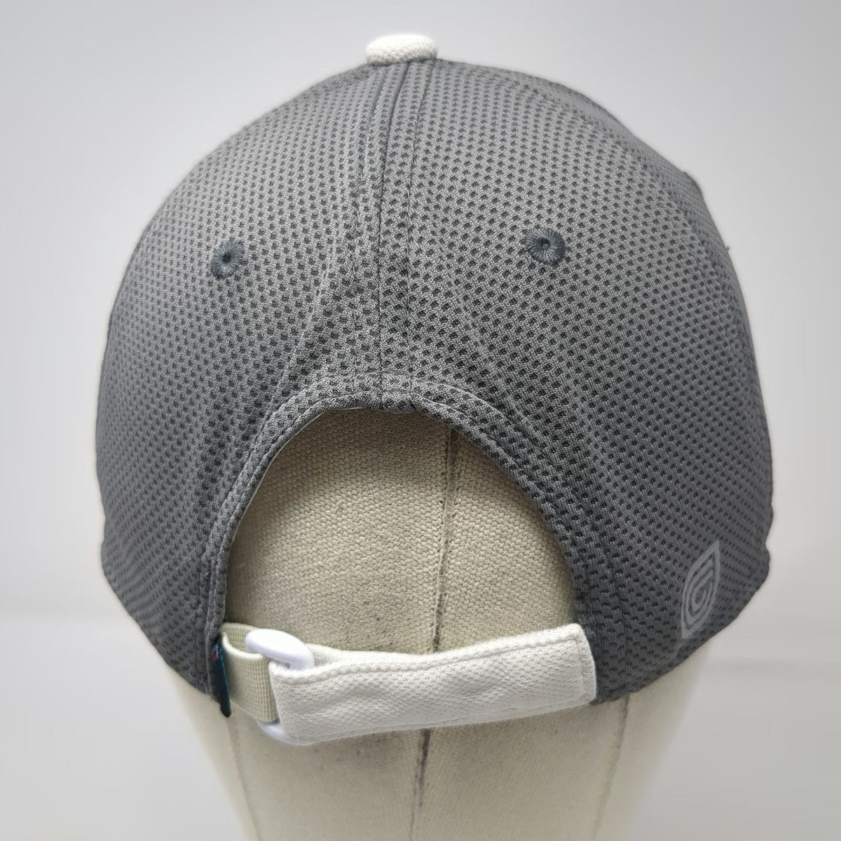 Imperial Baseball Cap White Gray One Size SilverRock Golf Performance Mesh Hat