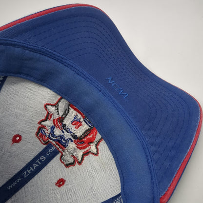Zephyr Louisiana Tech Bulldogs NCAA Blue Hat Cap S Z-Fit Stretch Fit Embroidered