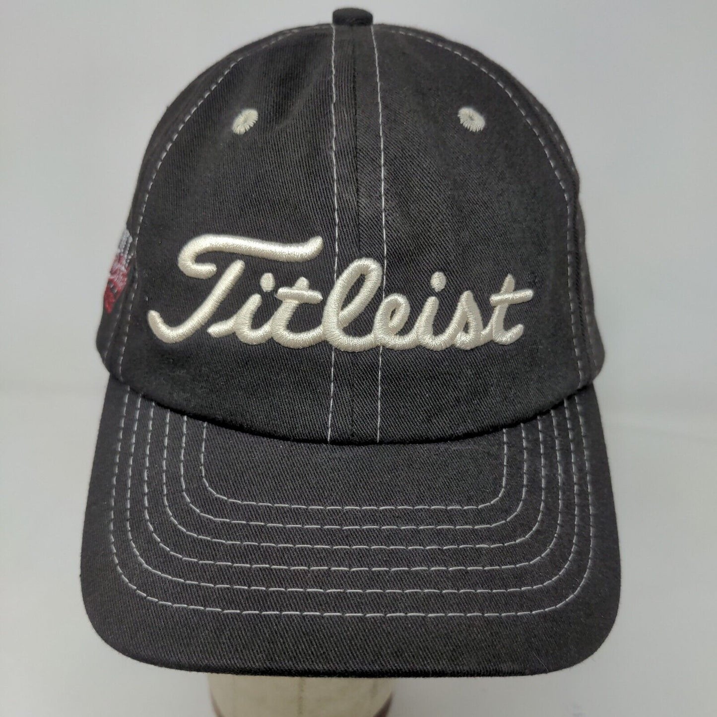 Titleist Men's Slideback Hat Black Embroidered Hawkins Bailey Warehouse Logo