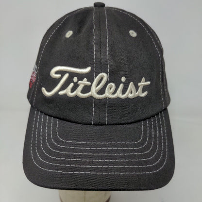 Titleist Men's Slideback Hat Black Embroidered Hawkins Bailey Warehouse Logo