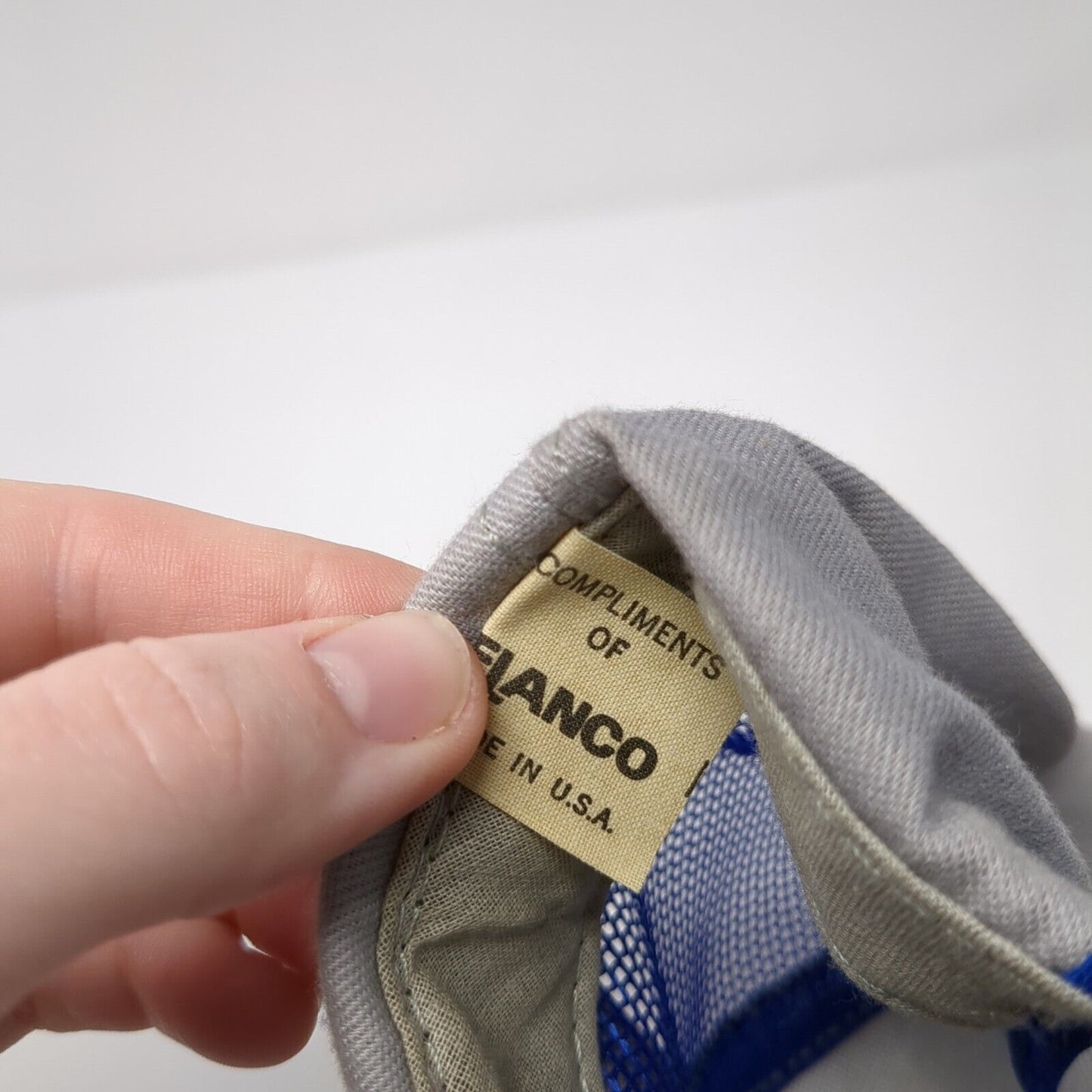 Elanco Sonalan Snapback Hat Gray One Size Adjustable Embroidered Mesh Rope