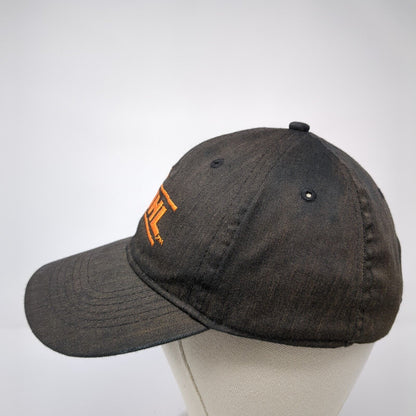 Team Stihl Snapback Hat Black One Size Embroidered Solid Vent Holes