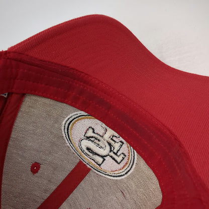 Reebok San Francisco 49ers NFL Red Cap OSFM Sideline Strapback Embroidered Hat