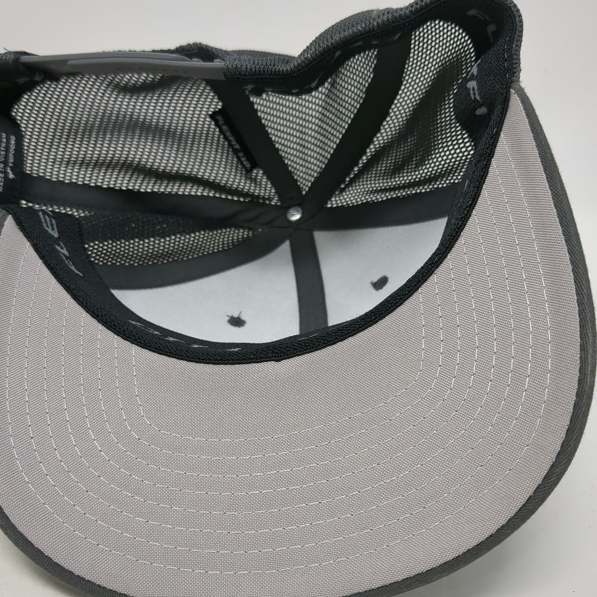 Yupoong Trucker Hat Gray One Size Holts Water Conditioning Mesh Back Snapback