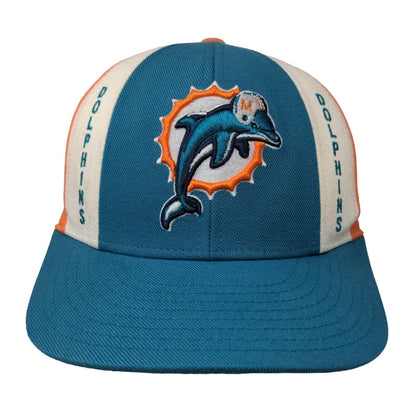 Reebok NFL Men's Fitted Hat Multicolor Size 7 1/4 Embroidered Miami Dolphins