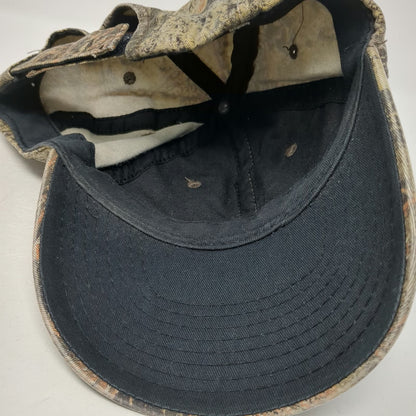 Mossy Oak Baseball Cap Brown One Size Camo Pattern Strapback Hunting Outdoor Hat
