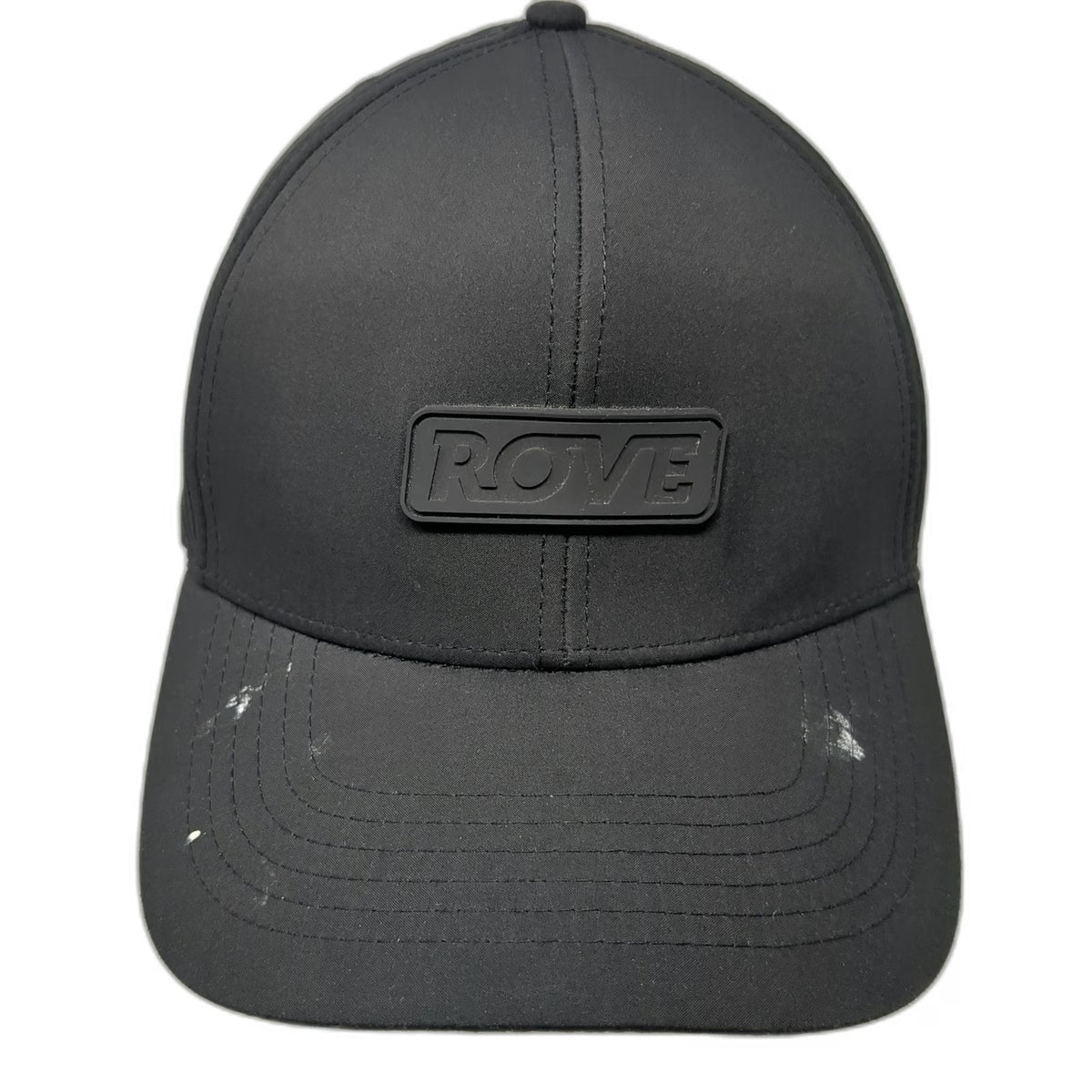 Truwear Snapback Black One Size ROVE Rubber Patch Laser Cut Performance Hat
