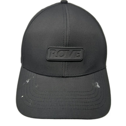 Truwear Snapback Black One Size ROVE Rubber Patch Laser Cut Performance Hat